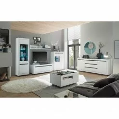 Loftscape TV-Lowboard Accra I - Weiß / Anthrazit -Kommoden Verkäufe 2023 1000348813 220506 022 MOOD DETAILS P000000001000348813 mood