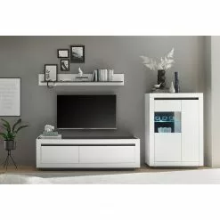 Loftscape TV-Lowboard Accra II - Weiß / Anthrazit -Kommoden Verkäufe 2023 1000348828 220506 021 MOOD DETAILS P000000001000348828 mood