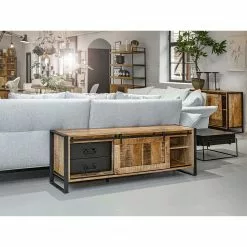 Red Living TV-Lowboard Toleos - Mango sägerau massiv / Eisen - Mangoholz / Schwarz 16 Red Living TV-Lowboard Toleos - Mango sägerau massiv / Eisen - Mangoholz / Schwarz -Kommoden Verkäufe 2023 1000352071 220520 020 MOOD DETAILS P000000001000352071 mood