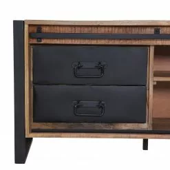 Red Living TV-Lowboard Toleos - Mango sägerau massiv / Eisen - Mangoholz / Schwarz 19 Red Living TV-Lowboard Toleos - Mango sägerau massiv / Eisen - Mangoholz / Schwarz -Kommoden Verkäufe 2023 1000352071 220520 030 DETAILS P000000001000352071