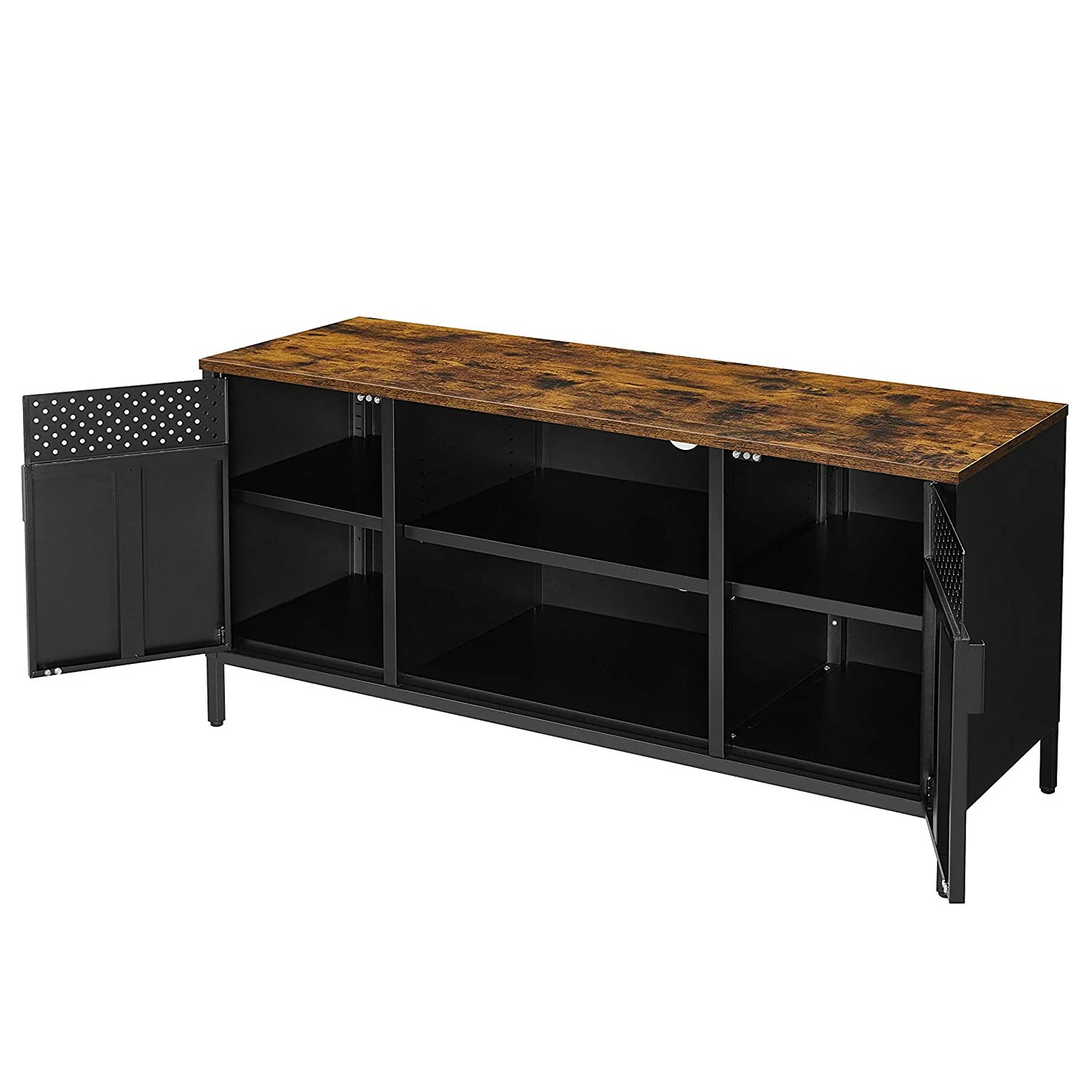 Red Living TV-Lowboard Ferris Wheel - Braun / Schwarz 6 Red Living TV-Lowboard Ferris Wheel - Braun / Schwarz – Bild 4