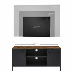 Red Living TV-Lowboard Ferris Wheel - Braun / Schwarz 17 Red Living TV-Lowboard Ferris Wheel - Braun / Schwarz -Kommoden Verkäufe 2023 1000353466 220601 501 SKETCH DETAILS P000000001000353466 sketch