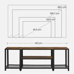 Red Living TV-Rack Morristown III - Braun / Schwarz 17 Red Living TV-Rack Morristown III - Braun / Schwarz -Kommoden Verkäufe 2023 1000355231 220601 501 SKETCH DETAILS P000000001000355231 sketch
