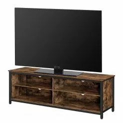Red Living TV-Lowboard Leesville - Braun / Schwarz
