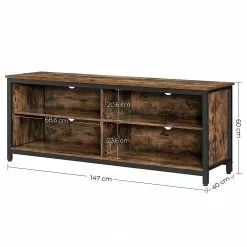 Red Living TV-Lowboard Leesville - Braun / Schwarz -Kommoden Verkäufe 2023 1000355237 220601 500 SKETCH DETAILS P000000001000355237 sketch