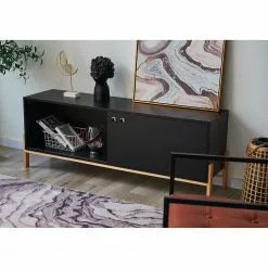 Norrwood TV-Lowboard Caborn II - Schwarz / Pinie -Kommoden Verkäufe 2023 1000355281 220603 021 MOOD DETAILS P000000001000355281 mood