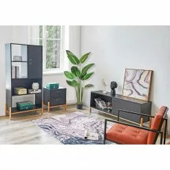 Norrwood TV-Lowboard Caborn II - Schwarz / Pinie -Kommoden Verkäufe 2023 1000355281 220603 022 MOOD DETAILS P000000001000355281 mood