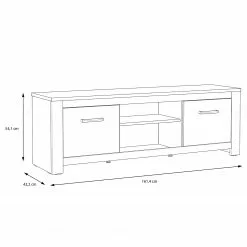 Loftscape TV-Lowboard Verolme I - Eiche Dekor 12 Loftscape TV-Lowboard Verolme I - Eiche Dekor -Kommoden Verkäufe 2023 1000356724 220603 500 SKETCH DETAILS P000000001000356724 sketch