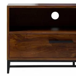 Ars manufacti TV-Lowboard Woodson V - Akazie massiv / Metall - Akazie Braun -Kommoden Verkäufe 2023 1000361861 220624 037 DETAILS P000000001000361861