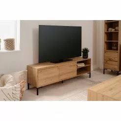 Loftscape TV-Lowboard Brochet - Eiche Dekor / Schwarz -Kommoden Verkäufe 2023 1000363058 220704 021 MOOD DETAILS P000000001000363058 mood