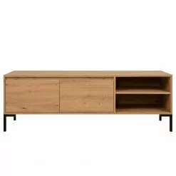 Loftscape TV-Lowboard Brochet - Eiche Dekor / Schwarz -Kommoden Verkäufe 2023 1000363058 220704 030 DETAILS P000000001000363058