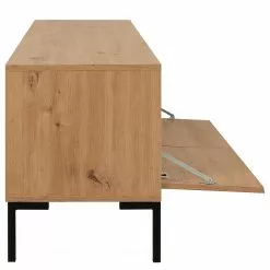 Loftscape TV-Lowboard Brochet - Eiche Dekor / Schwarz -Kommoden Verkäufe 2023 1000363058 220704 034 DETAILS P000000001000363058