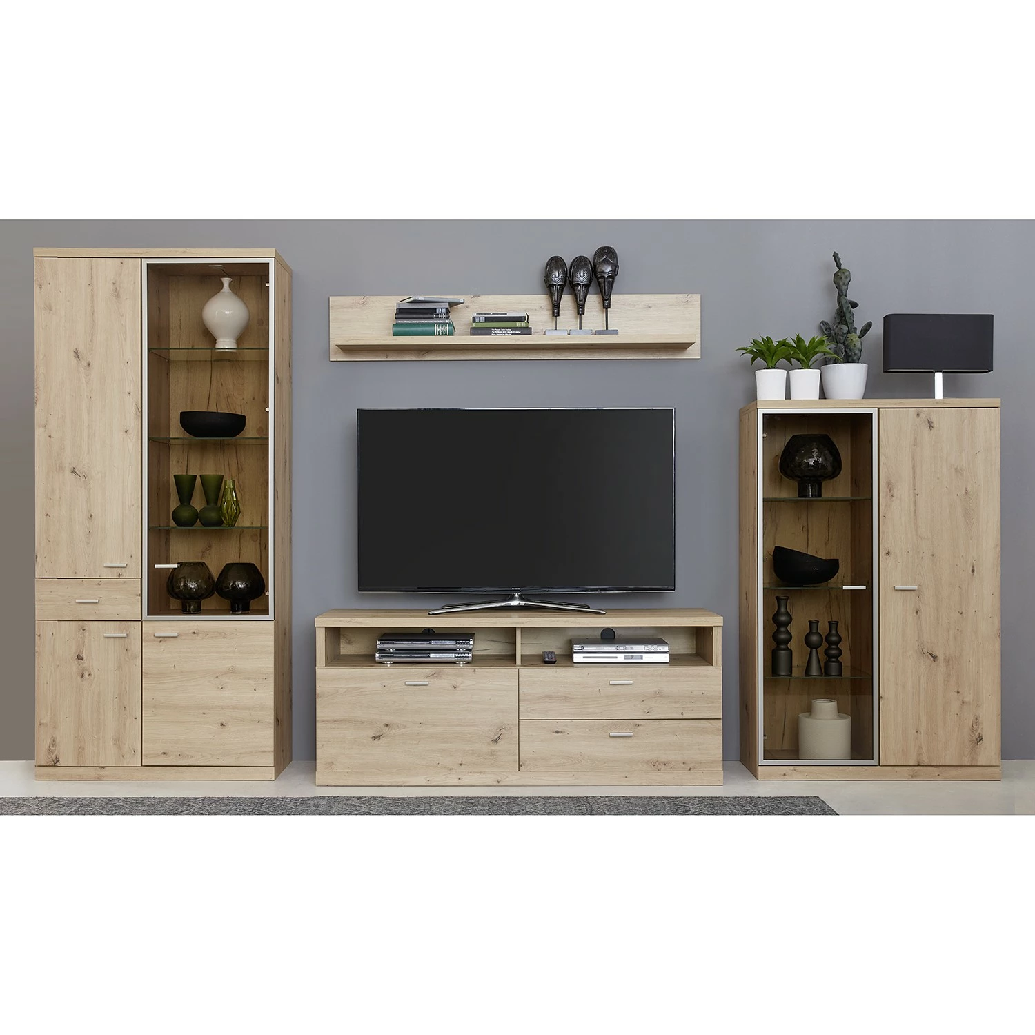 Trendteam TV-Lowboard Echo - Inkl. Beleuchtung - Eiche Artisan Dekor 5 Trendteam TV-Lowboard Echo - Inkl. Beleuchtung - Eiche Artisan Dekor – Bild 3