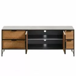 Red Living TV-Lowboard Kisumu - Wiener Geflecht / Eisen - Braun / Schwarz 20 Red Living TV-Lowboard Kisumu - Wiener Geflecht / Eisen - Braun / Schwarz -Kommoden Verkäufe 2023 1000363963 220714 035 DETAILS P000000001000363963