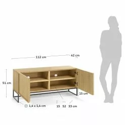 Red Living TV-Lowboard Tabora II - Echtholzfurnier - Eiche -Kommoden Verkäufe 2023 1000363973 220714 500 SKETCH DETAILS P000000001000363973 sketch