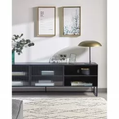 Loftscape TV-Lowboard Tete - Glas / Metall - Schwarz 18 Loftscape TV-Lowboard Tete - Glas / Metall - Schwarz -Kommoden Verkäufe 2023 1000363986 220714 023 MOOD DETAILS P000000001000363986 mood