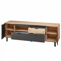 Fashion For Home TV-Lowboard Leox - Graphit / Eiche Artisan Dekor -Kommoden Verkäufe 2023 1000364251 220719 035 DETAILS P000000001000364251