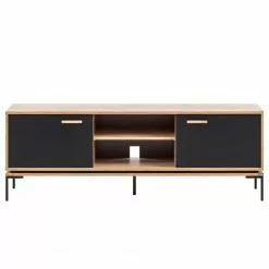 Schildmeyer TV-Lowboard Looks - Schwarz / Eiche Dekor 8 Schildmeyer TV-Lowboard Looks - Schwarz / Eiche Dekor -Kommoden Verkäufe 2023 1000366040 220809 030 DETAILS P000000001000366040