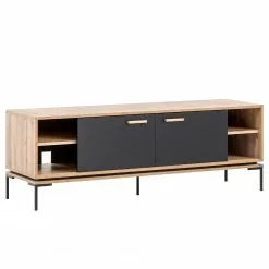 Schildmeyer TV-Lowboard Looks - Schwarz / Eiche Dekor 9 Schildmeyer TV-Lowboard Looks - Schwarz / Eiche Dekor -Kommoden Verkäufe 2023 1000366040 220809 031 DETAILS P000000001000366040