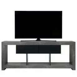 Temahome TV-Lowboard Nara - Beton Dekor / Schwarz