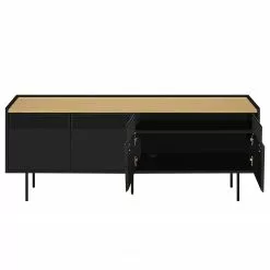 Temahome TV-Lowboard Radio - Echtholzfurnier - Schwarz / Eiche 16 Temahome TV-Lowboard Radio - Echtholzfurnier - Schwarz / Eiche -Kommoden Verkäufe 2023 1000366703 220906 050 DETAILS P000000001000366703