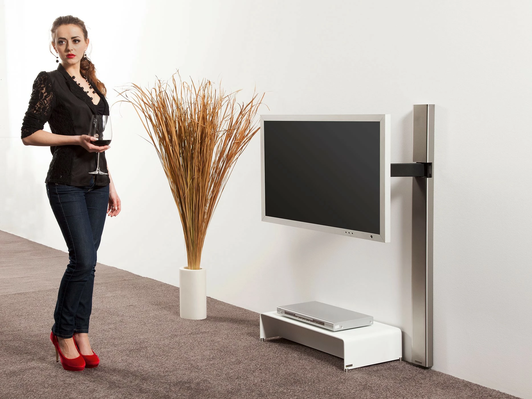 Wissmann Raumobjekte TV Wandhalterung solution art 128-1 4 Wissmann Raumobjekte TV Wandhalterung solution art 128-1 – Bild 2