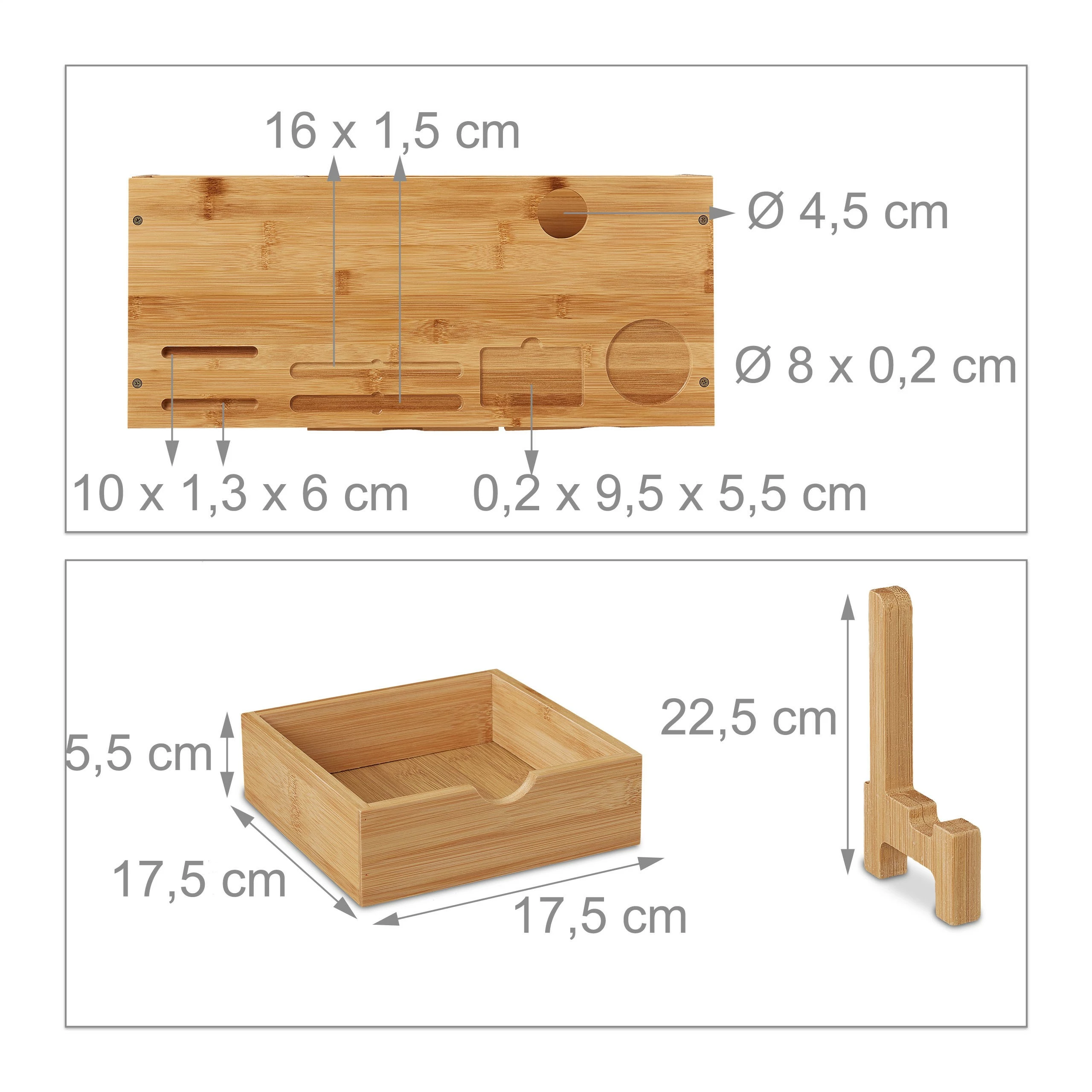Relaxdays Monitorständer aus Bambus 13 Relaxdays Monitorständer aus Bambus – Bild 11