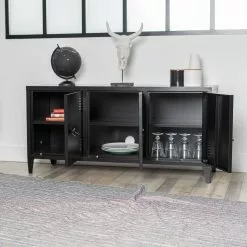 Urban Meuble FERNSEHTISCH MATAPOURI BLACK LT - Schwarz - 120 x 40 cm -Kommoden Verkäufe 2023 14806e77f50d45b6af42204bda1062c5