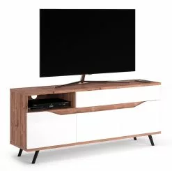 Vicco Lowboard „Ammar" Goldkraft/Weiß