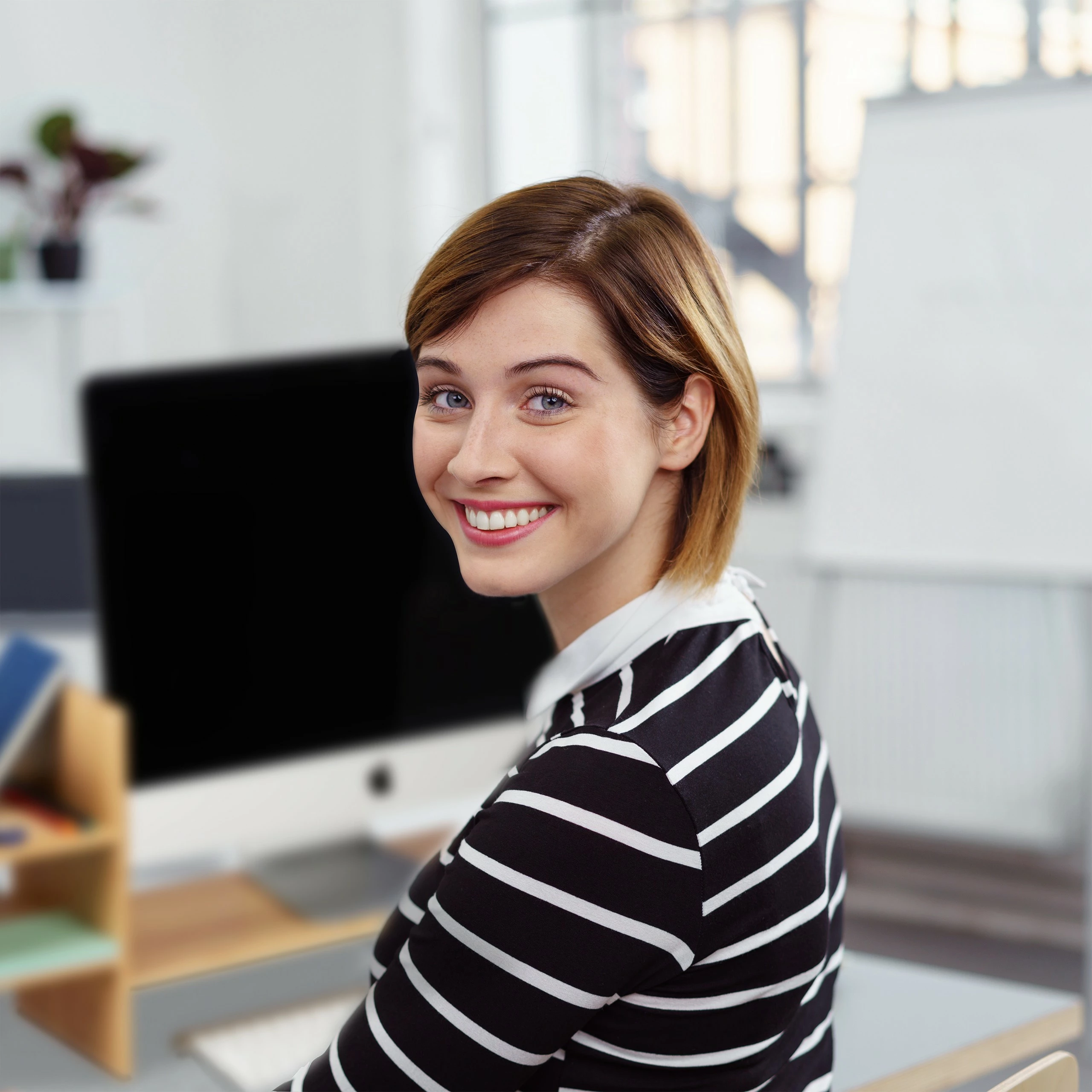 Relaxdays Bambus Monitorständer mit Fächern 5 Relaxdays Bambus Monitorständer mit Fächern – Bild 3