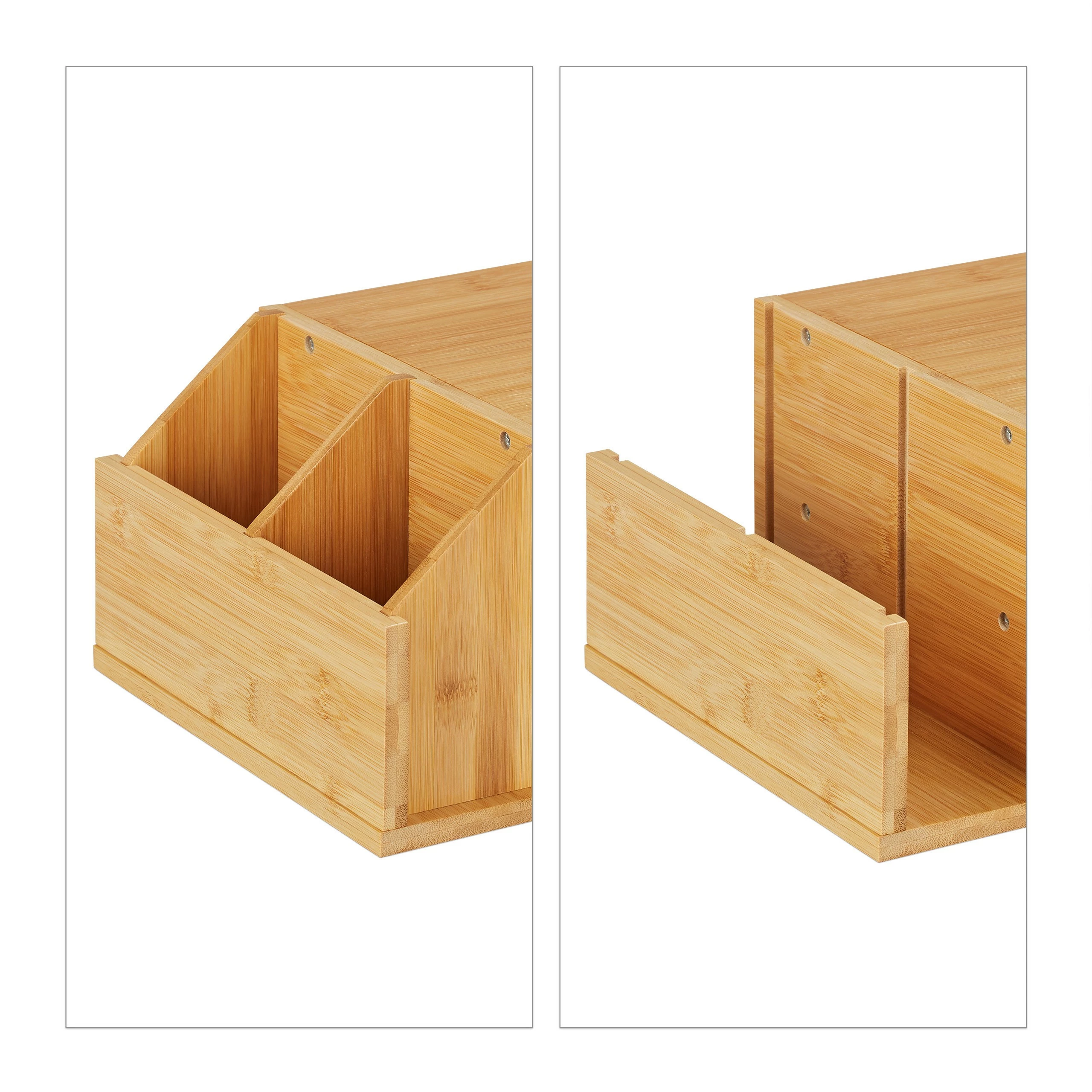 Relaxdays Monitorständer aus Bambus 8 Relaxdays Monitorständer aus Bambus – Bild 6