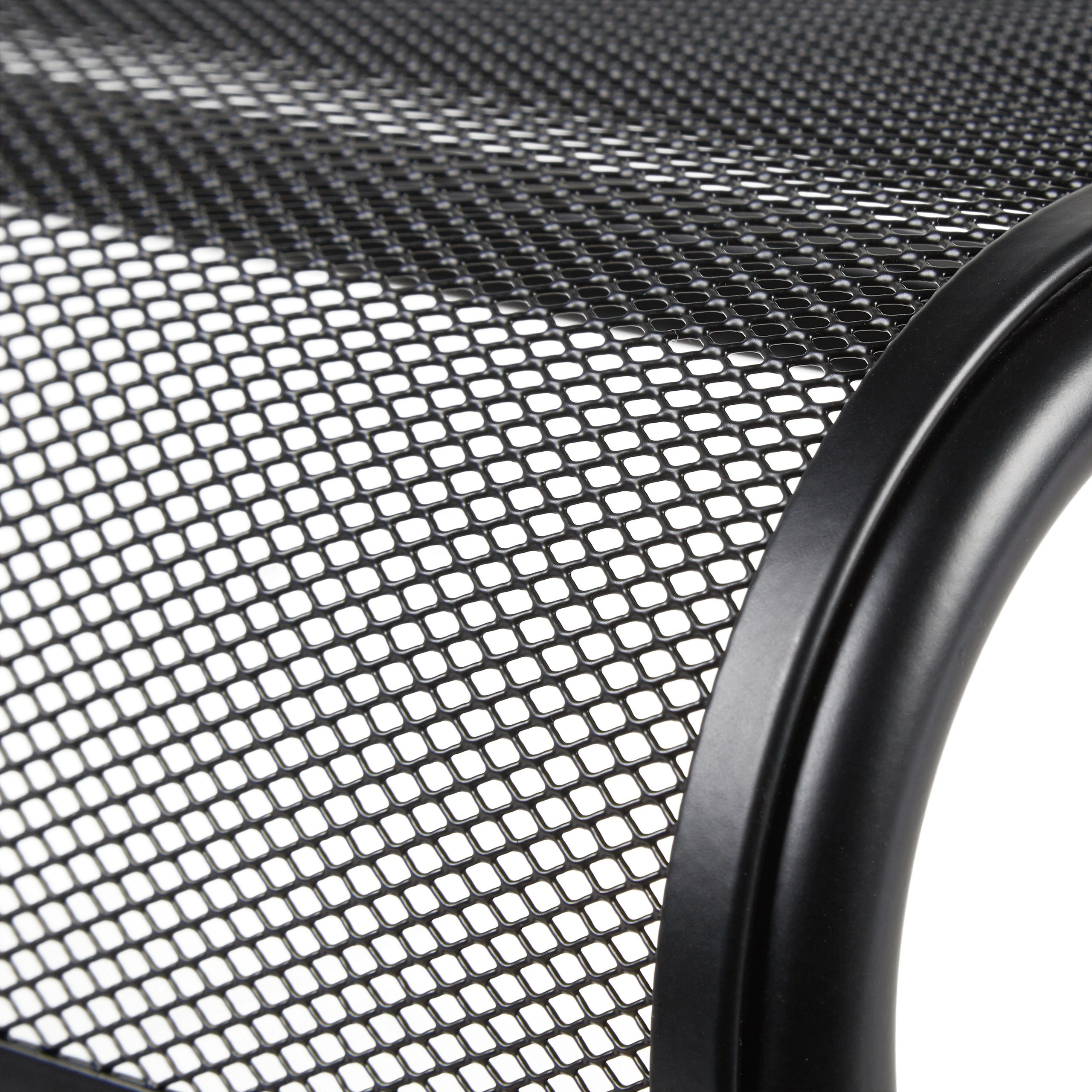 Relaxdays Monitorständer mit Schublade - Schwarz - Metall 9 Relaxdays Monitorständer mit Schublade - Schwarz - Metall – Bild 7