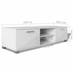 VidaXL TV-Schrank Hochglanz-Weiß - vidaXL TV-Schrank Hochglanz-Weiß 120×40,3×34,7 cm -Kommoden Verkäufe 2023 2acb30683fe14661bf24e9347f3e90d8