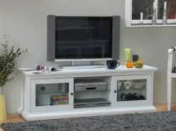 Ebuy24 Venedig Tv/Hifi-Möbel - Venedig Tv/Hifi-Möbel mit 2 Schiebetüren Breite 150 cm, Höhe 51 cm weiß. -Kommoden Verkäufe 2023 39b92595a1fa4649b6f7a0d0c6dc3ab5