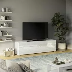 The Kuup TV Lowboard Weiß Hochglanz Rillen Akzent 9 The Kuup TV Lowboard Weiß Hochglanz Rillen Akzent -Kommoden Verkäufe 2023 444dffb585ec4c328bdf2c7355cbc7a9