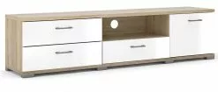 Ebuy24 Holle TV Tisch - Holle TV Tisch mit 1 Regal, 3 Schubladen und 1 Tür, Eichendekor / weiß Hochglanz. -Kommoden Verkäufe 2023 4b0f3f8853a242949d03c876b31466de.cropped 50 491 867 370.processed