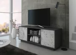 SKRAUT HOME Möbel TV140 MARMOL Grafit Grau Mattweiß -Kommoden Verkäufe 2023 55b3542d7bda4428a961761c4ca3231d