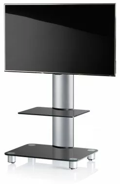 Ebuy24 Bilano Fernsehtisch - Schwarz - Hochglanz Schwarz