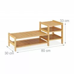 Relaxdays Bambus Monitorständer mit 5 Ablagen -Kommoden Verkäufe 2023 582f19ed5f7041c2bba993eff08186bd