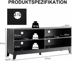 Costway TV-Schrank Fernsehschrank -Kommoden Verkäufe 2023 58e9b6cb03cc4d2d95ba5ab61d9e4345