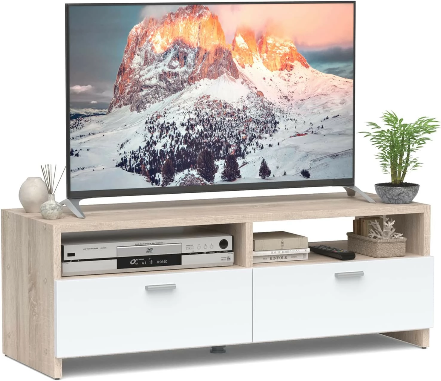 Costway TV Schrank TV Lowboard 3 Costway TV Schrank TV Lowboard