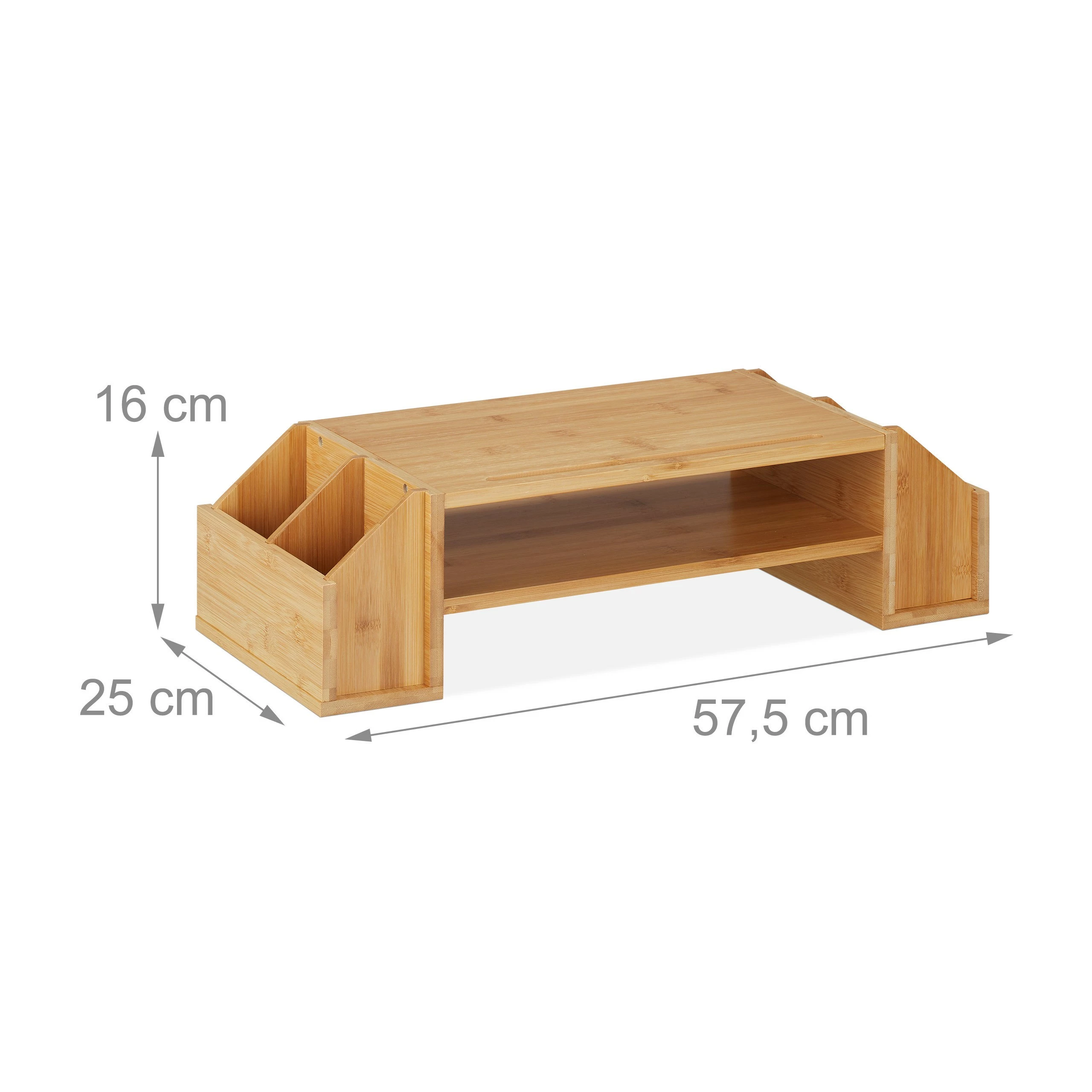Relaxdays Monitorständer aus Bambus 12 Relaxdays Monitorständer aus Bambus – Bild 10