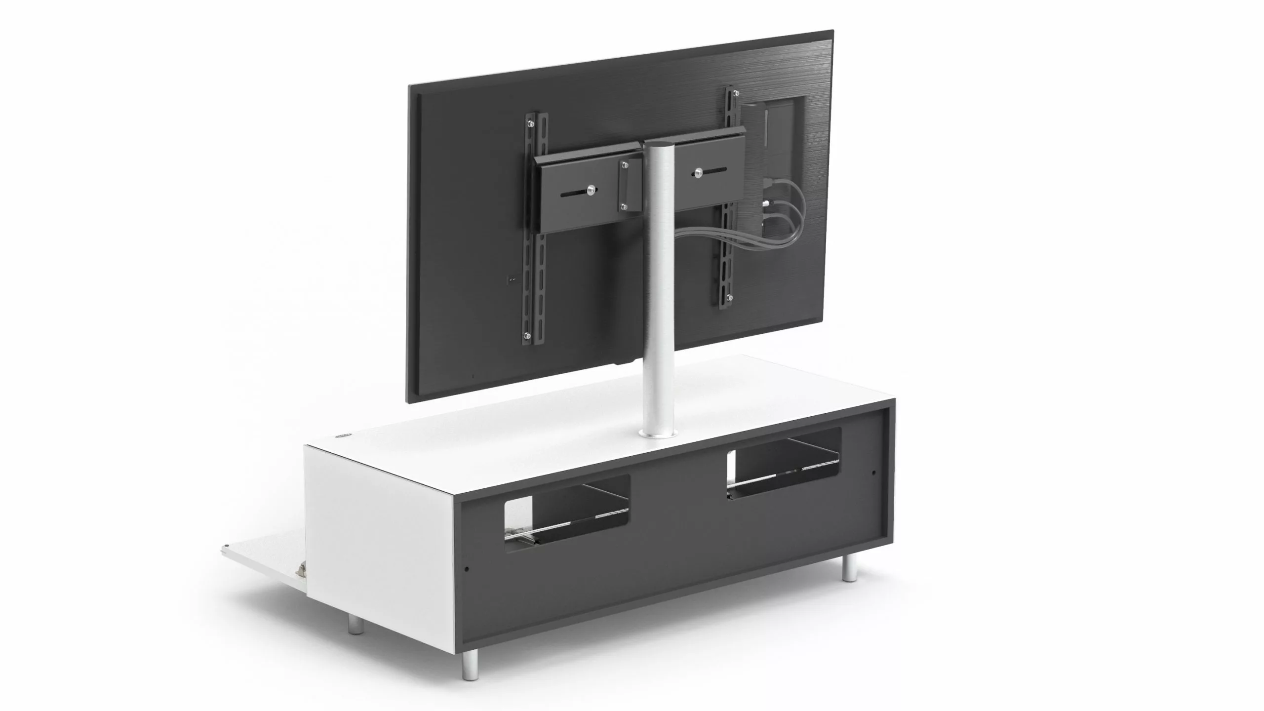 JUST by Spectral TV-Lowboard Just.Lima mit TV-Halterung - Weiß - 111 x 83 cm 7 JUST by Spectral TV-Lowboard Just.Lima mit TV-Halterung - Weiß - 111 x 83 cm – Bild 5