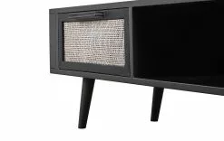 Ebuy24 NordicMindiRattan TV Tisch - NordicMindiRattan TV Tisch mit 1 Ablage und 2 Schubladen, schwarz. -Kommoden Verkäufe 2023 60740344d9c84f04bb3ab8c16830cbad