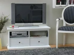 Ebuy24 Venedig Tv/Hifi-Möbel - Venedig Tv/Hifi-Möbel mit 2 Schubladen und 2 Ablagen Breite 102 cm, Höhe 51 cm weiß. -Kommoden Verkäufe 2023 6107a2fa2b8549bcb6fa897057151fb7