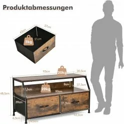 Costway TV-Schrank Aufbewahrungsschrank -Kommoden Verkäufe 2023 64196f0d4bfb4d1aadc01aa795a9c855