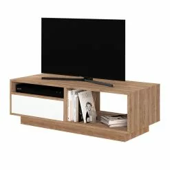 Vicco Lowboard „Mika“ Eiche/Weiß