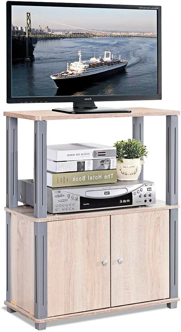 Costway Fernsehtisch TV Möbel Regal 3 Costway Fernsehtisch TV Möbel Regal