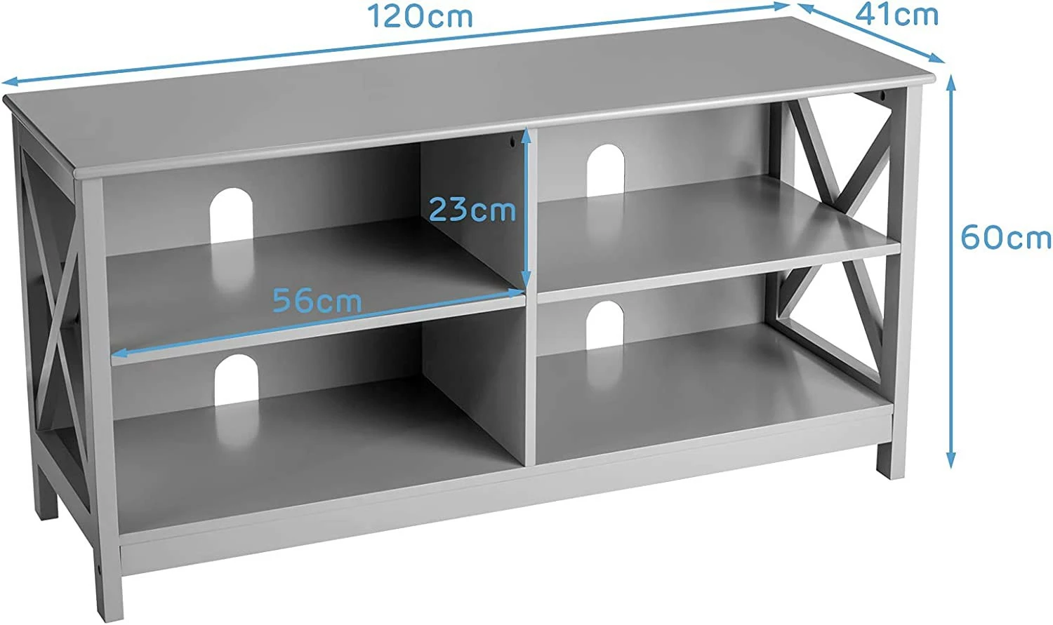 Costway TV Schrank Fernsehschrank 8 Costway TV Schrank Fernsehschrank – Bild 6