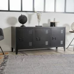 Urban Meuble FERNSEHTISCH MATAPOURI BLACK LT - Schwarz - 120 x 40 cm -Kommoden Verkäufe 2023 6acd4ba8ca444a3796b7eef54ad89493